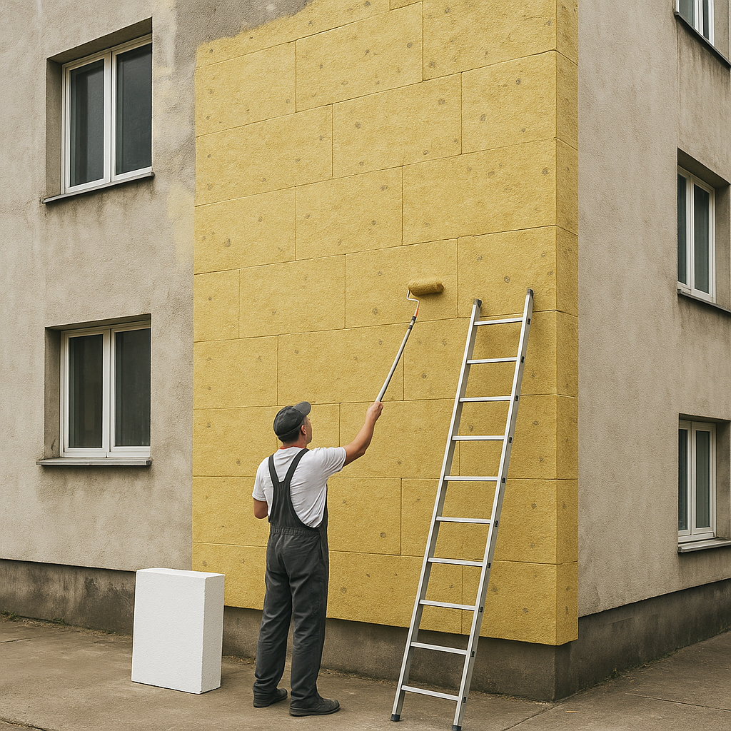 Czy można docieplić budynek bez rusztowania
