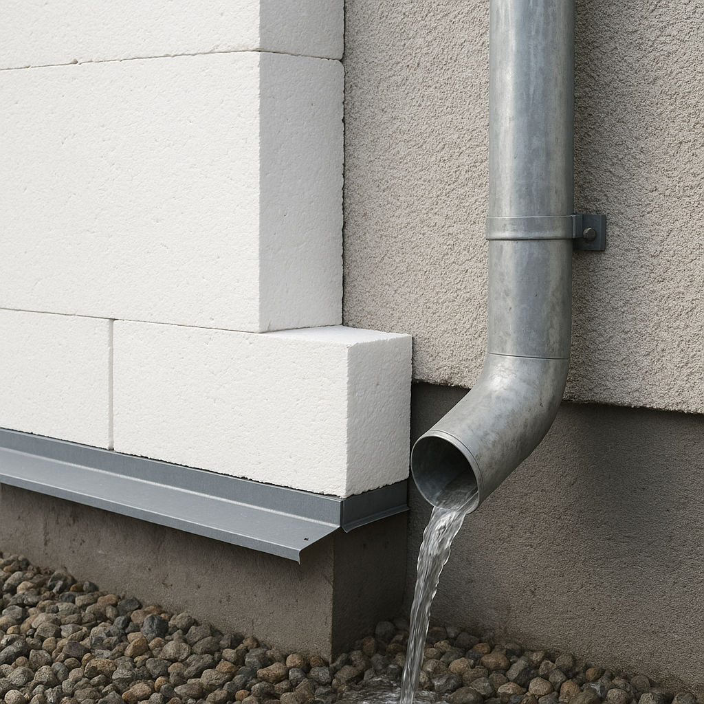 Docieplenie a odprowadzanie wody z elewacji